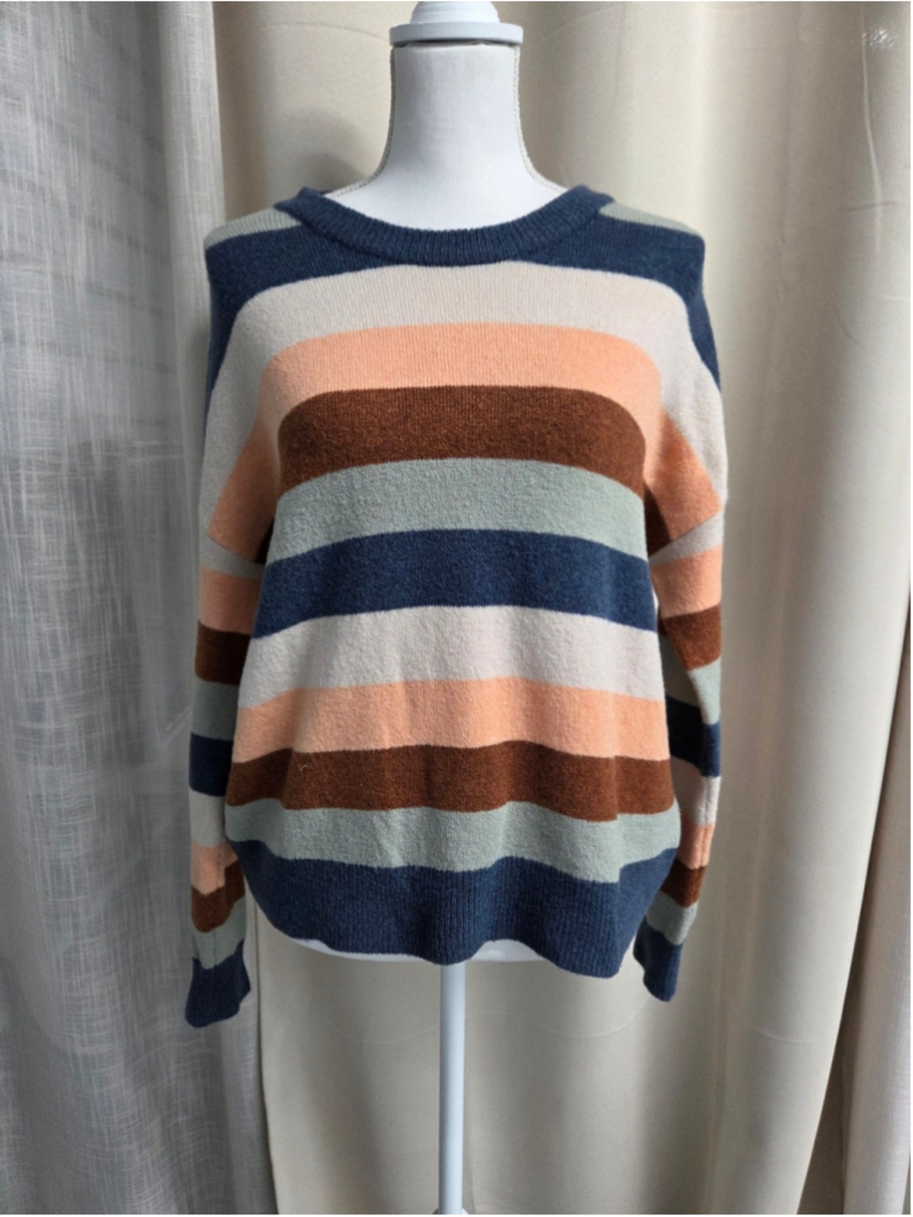 Madewell Crewneck Sweater Cozy Hygge Earthcore Grandpa Core Cottagecore Size XS